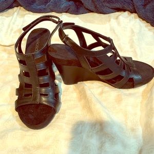 Black Aerosoles wedges